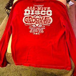 American Eagle All Night Disco long sleeve shirt